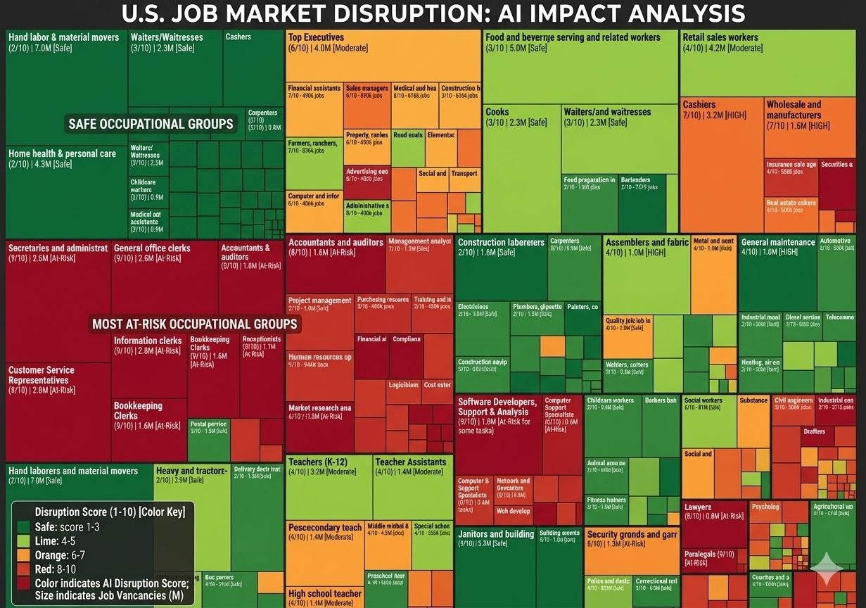 The Great AI Inversion: White-Collar Wipeout & The Blue-Collar Boom