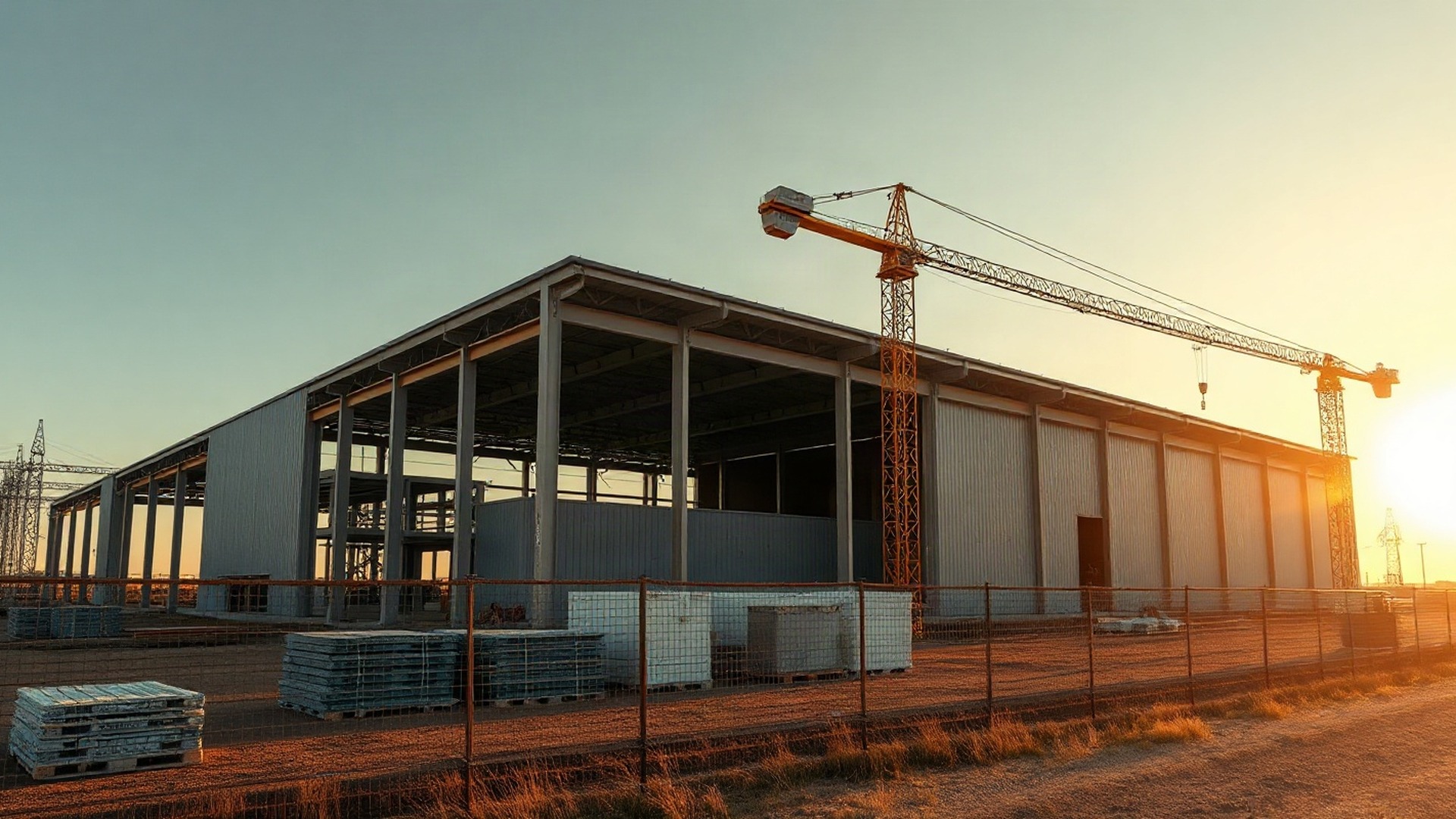 The Barber Lake build site in Colorado City, Texas, where Cipher has now booked 20 years of contracted rent, though only the first decade carries a named tenant.