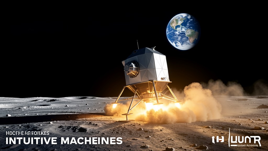 Intuitive Machines' Nova-C lunar lander — the spacecraft platform powering NASA's CLPS missions to the Moon's surface.