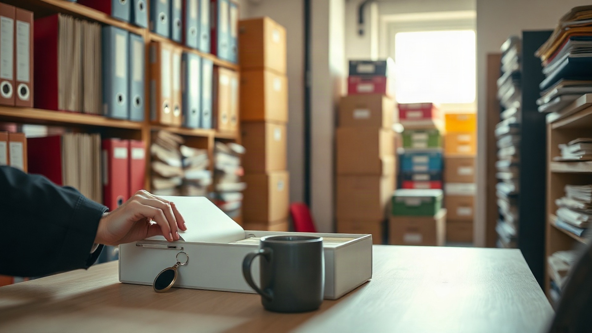 Loose permissions on an enterprise file archive are the quiet risk Varonis exists to clean up — the same folders AI agents now browse with inherited access. Photo: The Signal / AI-generated.